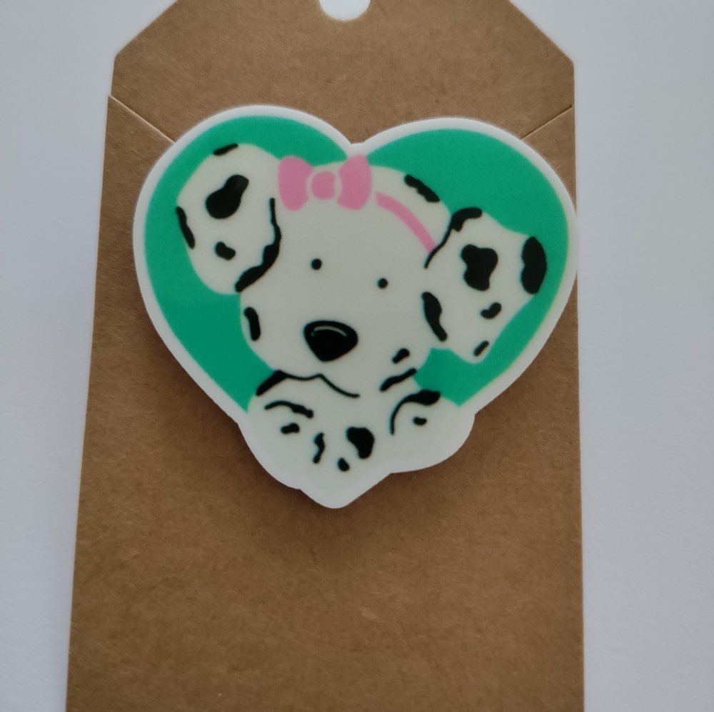 Spottie Dottie Heart Lapel Pin
